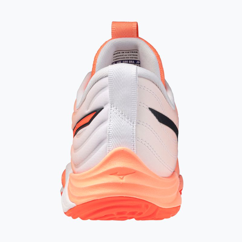 Röplabda cipő Mizuno Wave Momentum Elite flamingo coral/lava orange/white 3