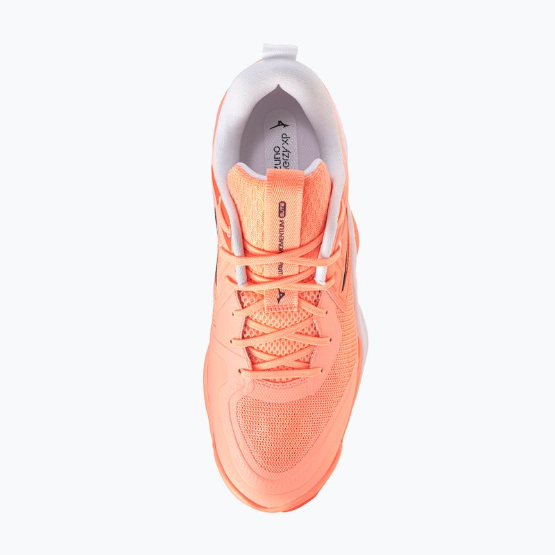 Röplabda cipő Mizuno Wave Momentum Elite flamingo coral/lava orange/white 5