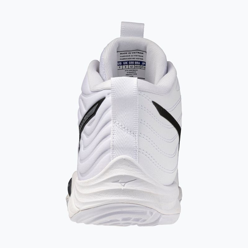 Röplabda cipő Mizuno Wave Momentum Elite Mid white/metallic gray/black 3