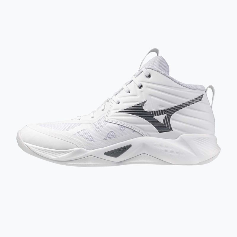 Röplabda cipő Mizuno Wave Momentum Pro Mid white/metallic gray/black