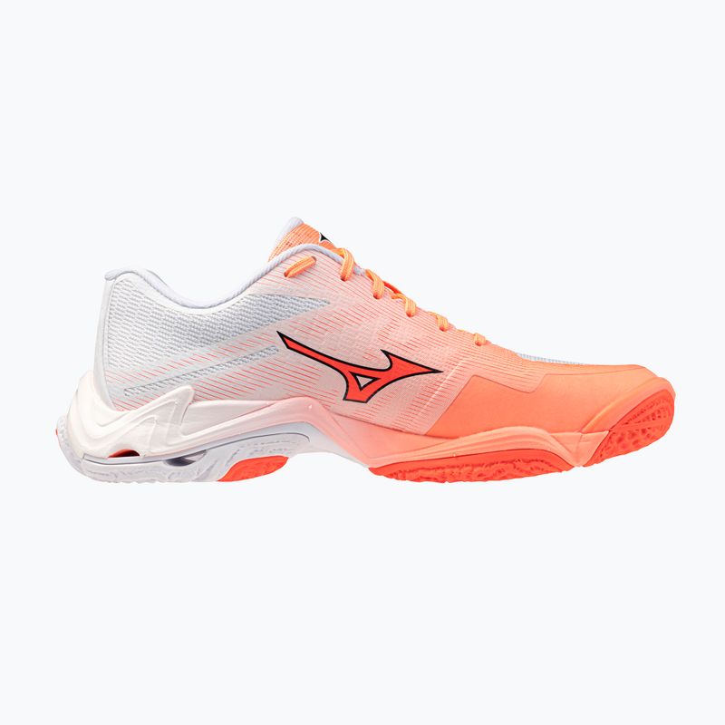 Röplabda cipő Mizuno Wave Lightning Elite flamingo coral/lava orange/white 2