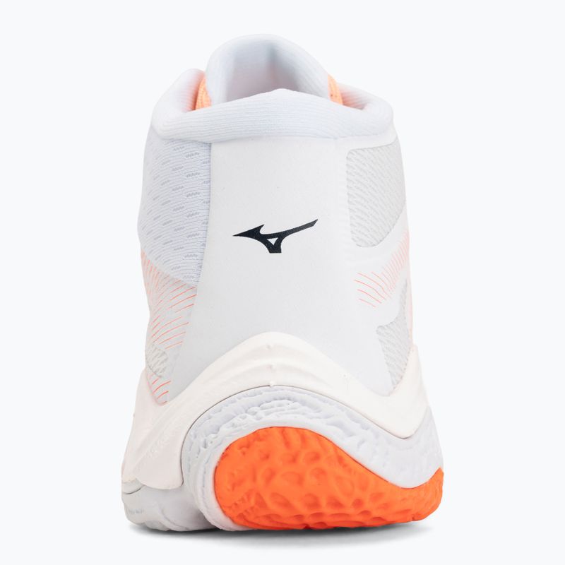Röplabda cipő Mizuno Wave Lightning Elite Mid Flamingo Coral/Lava Orange/White 6