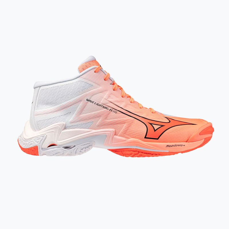 Röplabda cipő Mizuno Wave Lightning Elite Mid Flamingo Coral/Lava Orange/White