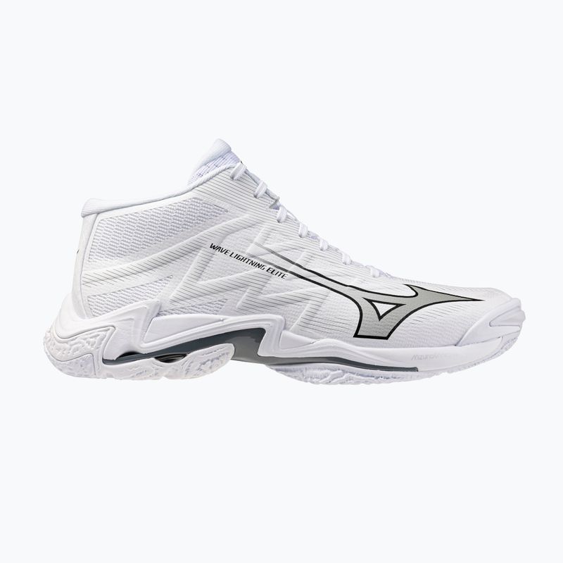 Röplabda cipő Mizuno Wave Lightning Elite Mid White/Ultimate Gray/Black