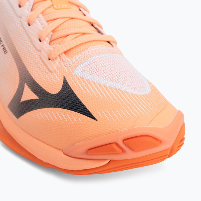 Röplabda cipő Mizuno Wave Lightning Pro flamingo coral/carbon/white 7