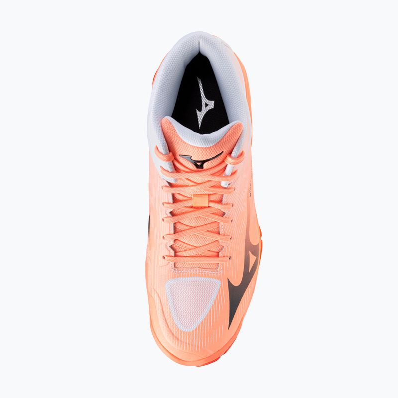 Röplabda cipő Mizuno Wave Lightning Pro Mid flamingo coral/carbon/white 4