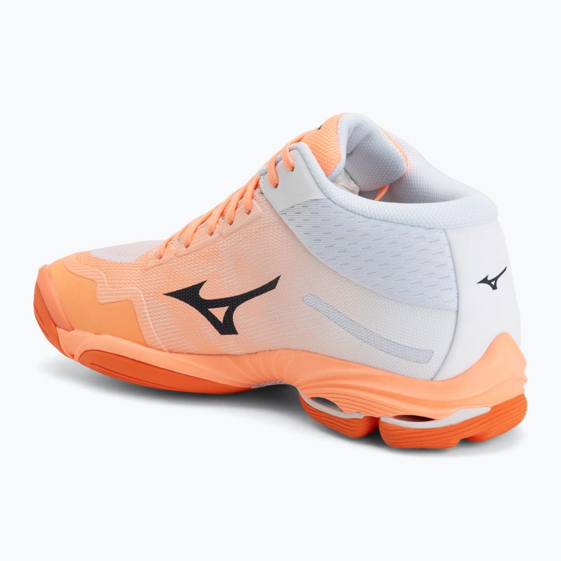 Röplabda cipő Mizuno Wave Lightning Pro Mid flamingo coral/carbon/white 3