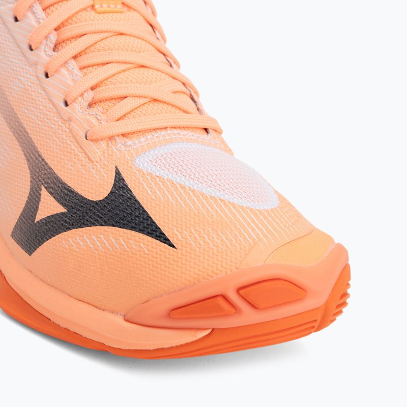 Röplabda cipő Mizuno Wave Lightning Pro Mid flamingo coral/carbon/white 7