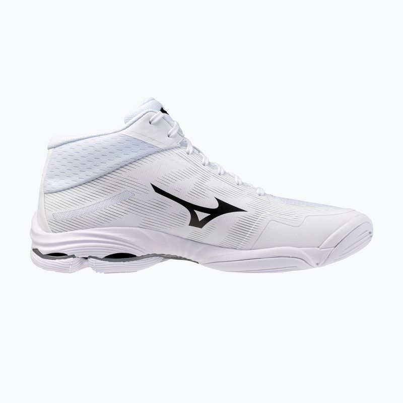 Röplabda cipő Mizuno Wave Lightning Pro Mid white/black/ultimate gray