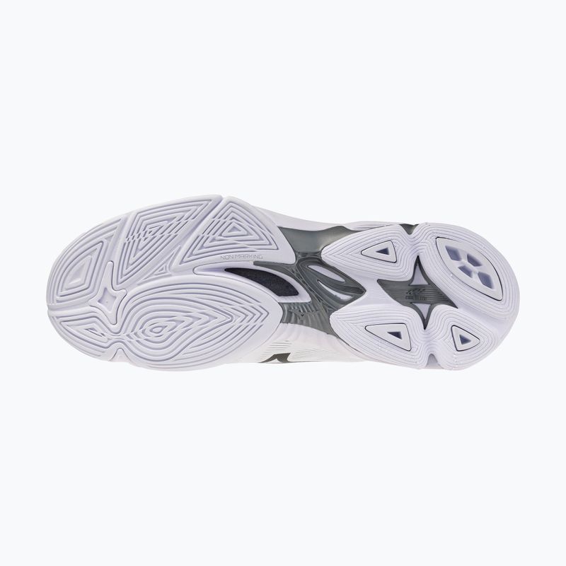 Röplabda cipő Mizuno Wave Lightning Pro Mid white/black/ultimate gray 4