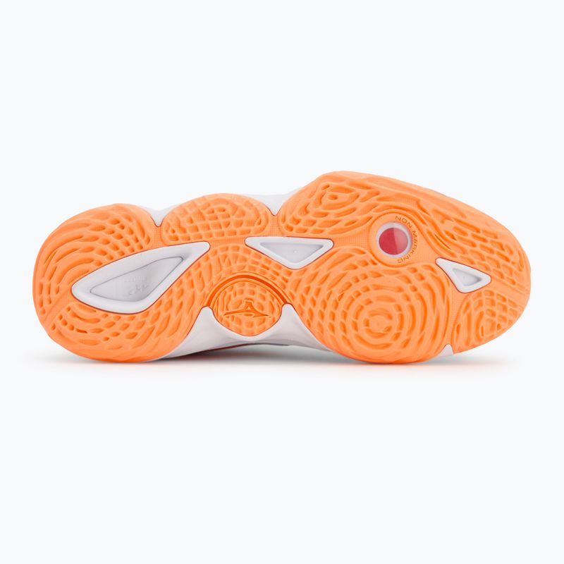 Női röplabda cipő Mizuno Wave Momentum Elite blue finch/white/lava orange 4