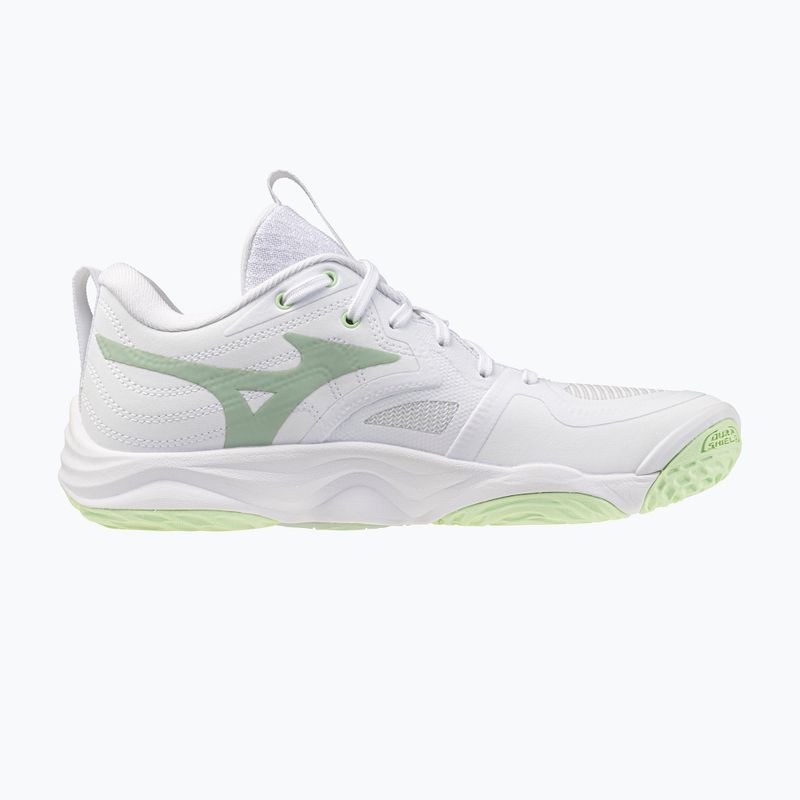 Női röplabda cipő Mizuno Wave Momentum Elite white/balsam green/ambrosia 2