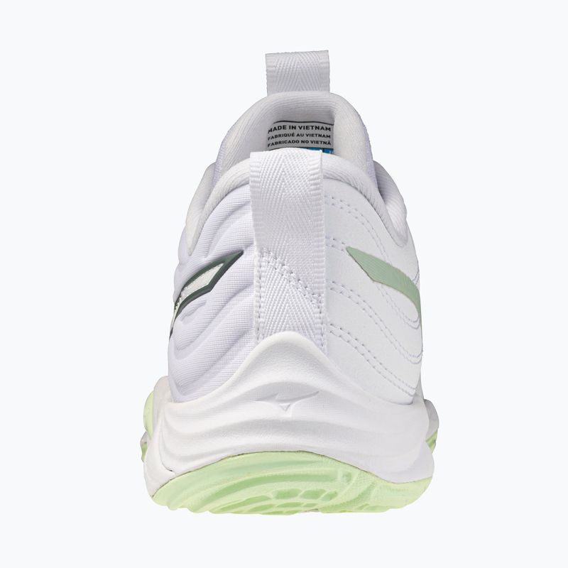 Női röplabda cipő Mizuno Wave Momentum Elite white/balsam green/ambrosia 3
