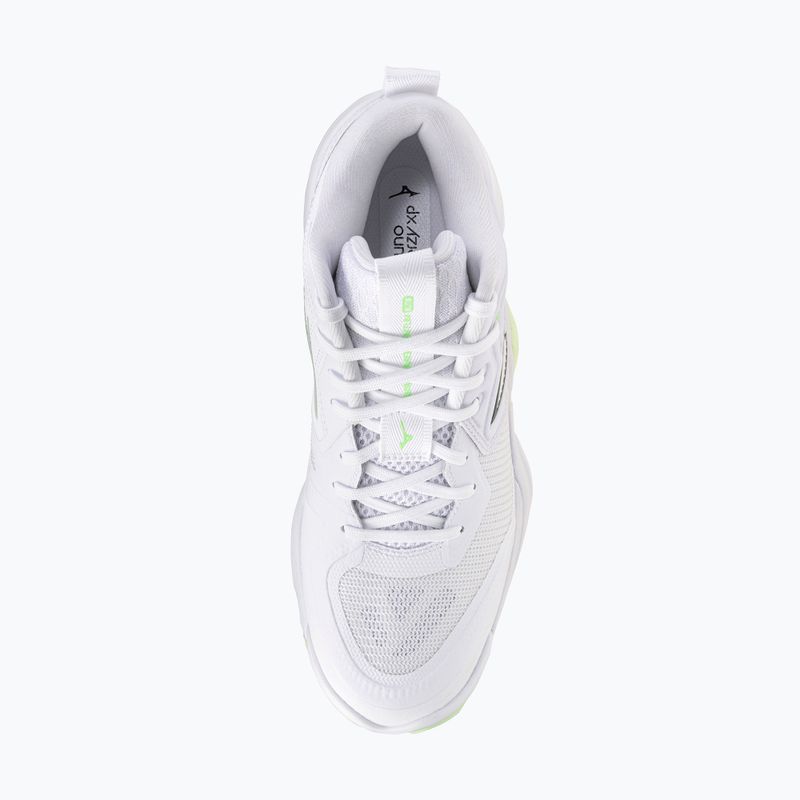 Női röplabda cipő Mizuno Wave Momentum Elite Mid white/balsam green/ambrosia 5