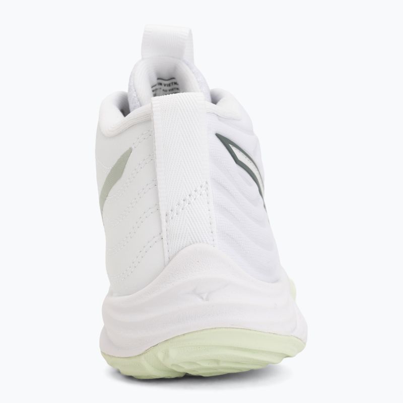 Női röplabda cipő Mizuno Wave Momentum Elite Mid white/balsam green/ambrosia 6