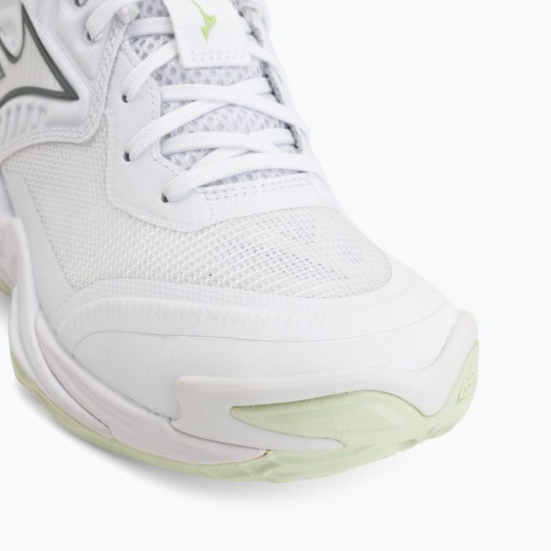 Női röplabda cipő Mizuno Wave Momentum Elite Mid white/balsam green/ambrosia 7