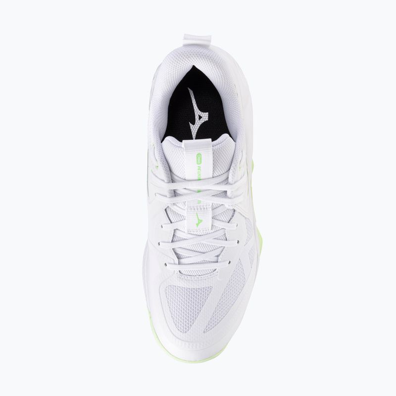 Női röplabda cipő Mizuno Wave Momentum Pro white/aqua gray/ambrosia 5