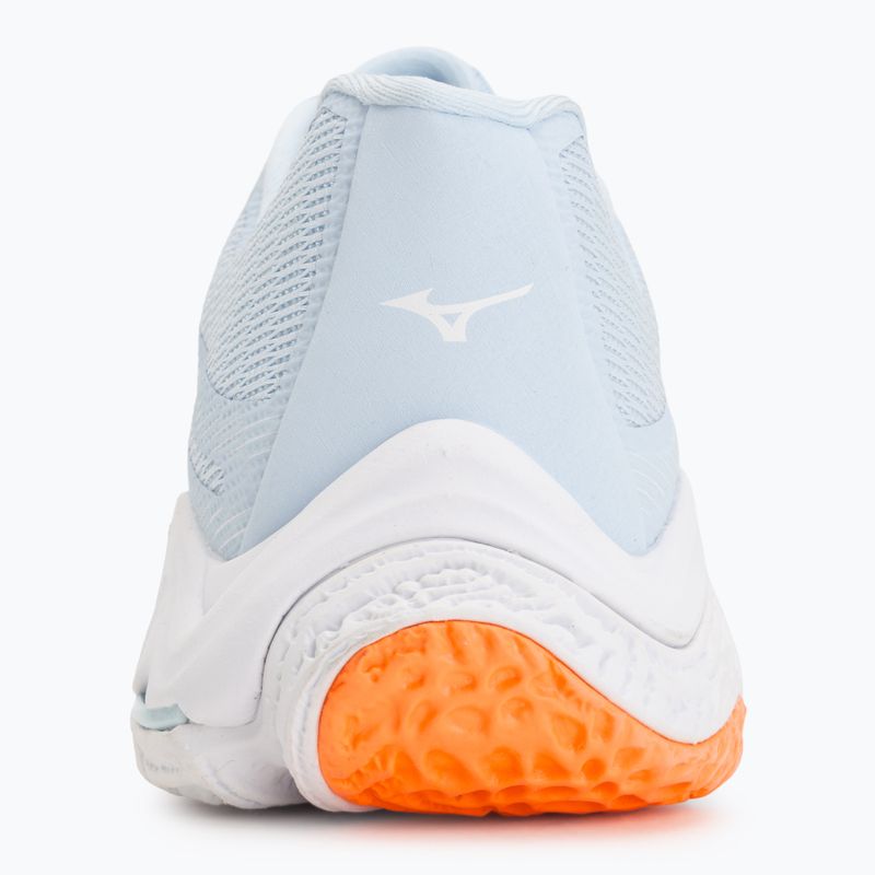 Női röplabda cipő Mizuno Wave Lightning Elite blue finch/white/lava orange 6