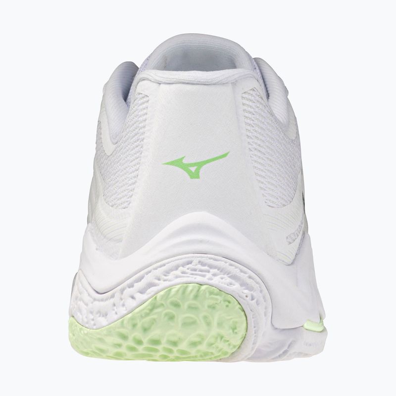 Női röplabda cipő Mizuno Wave Lightning Elite white/balsam green/ambrosia 3