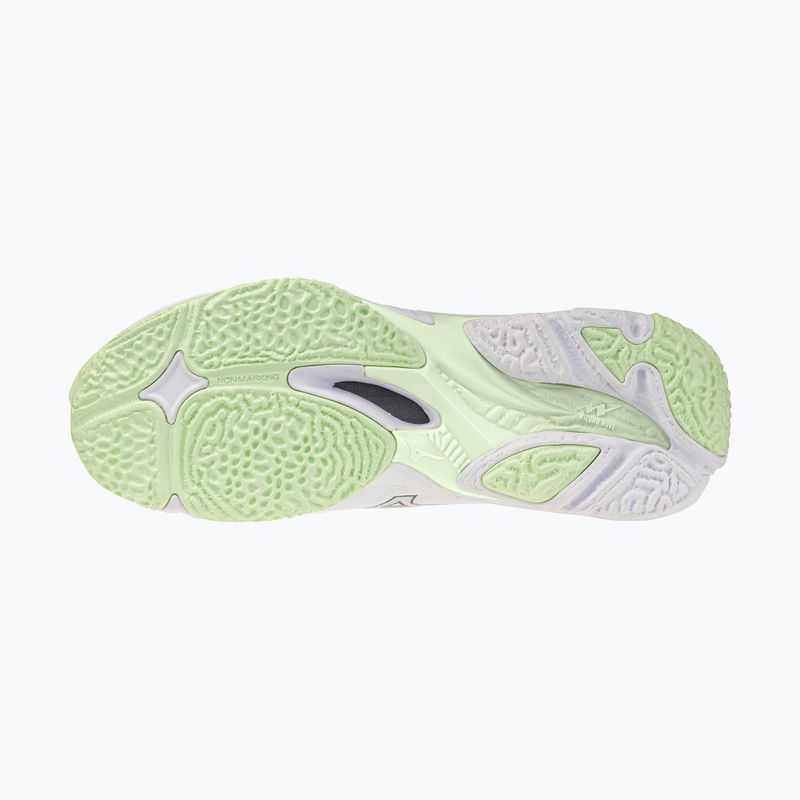 Női röplabda cipő Mizuno Wave Lightning Elite white/balsam green/ambrosia 4