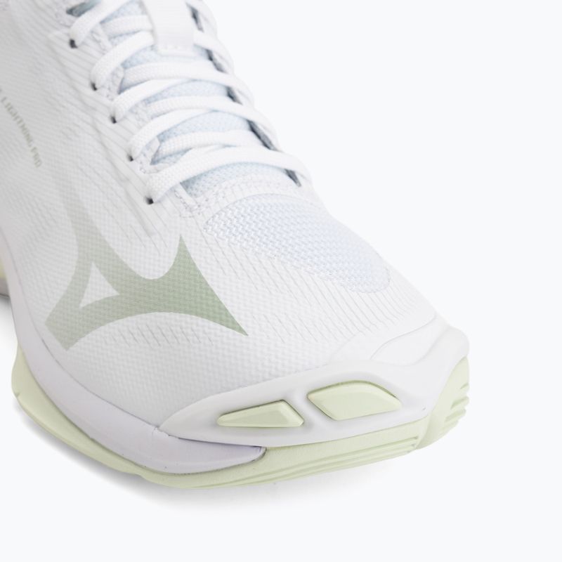Női röplabda cipő Mizuno Wave Lightning Pro Mid white/aqua gray/ambrosia 7