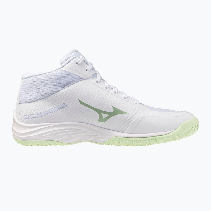 Női röplabda cipő Mizuno Lightning Select Mid white/aqua gray/ambrosia 2