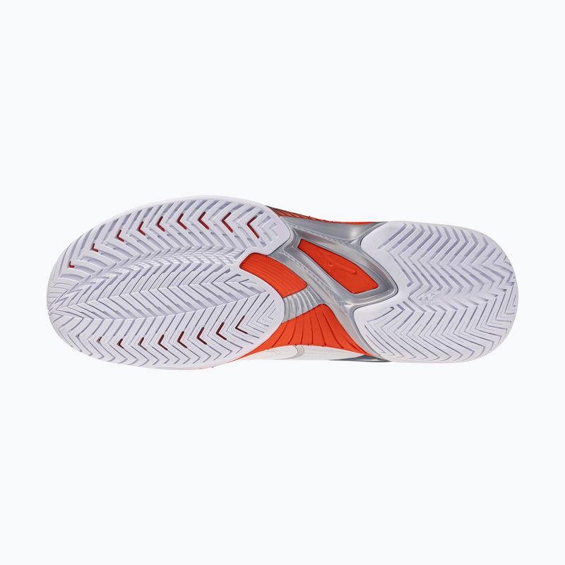 Férfi teniszcipő Mizuno Wave Exceed Court AC white/insignia blue/orange 4