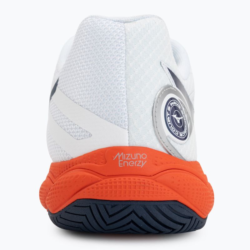 Férfi teniszcipő Mizuno Wave Enforce Court 2 AC white/insignia blue/orange 6