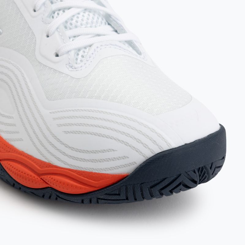 Férfi teniszcipő Mizuno Wave Enforce Court 2 AC white/insignia blue/orange 7