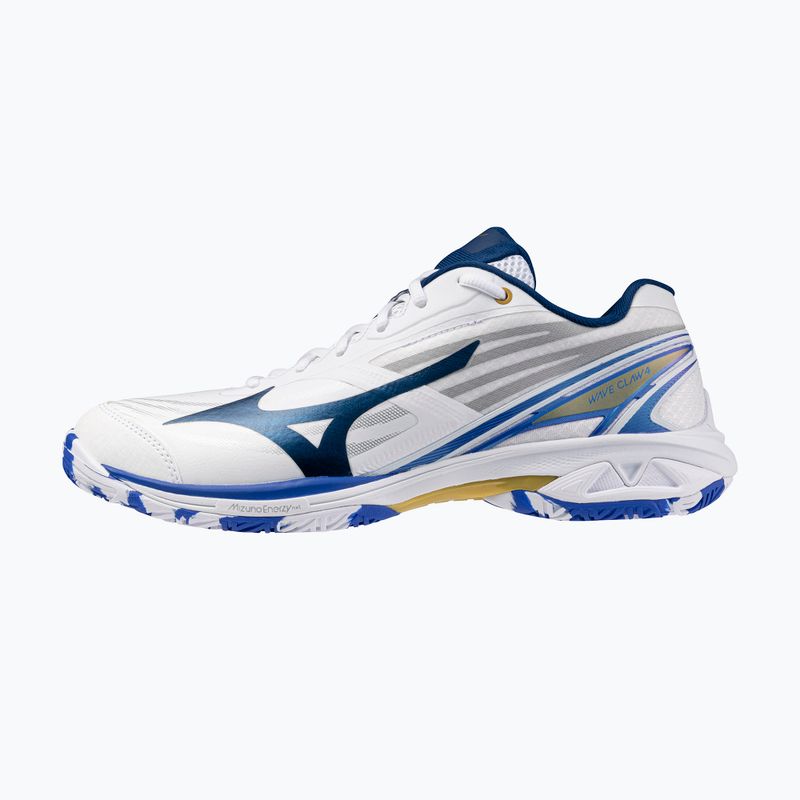 Női tollaslabda cipő Mizuno Wave Claw 4 white/dazzling blue/stargazer