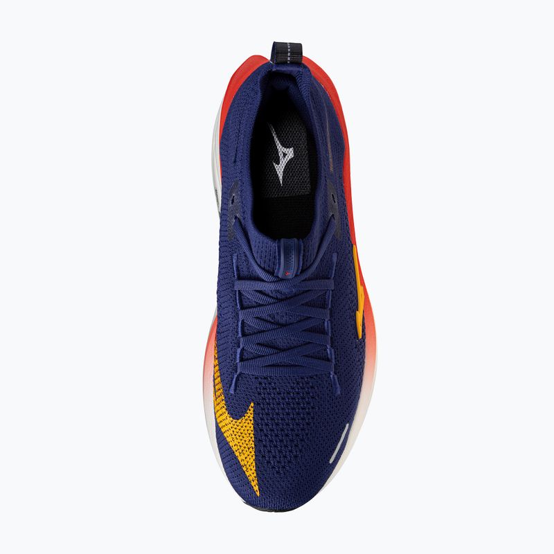 Férfi futócipők Mizuno Neo Vista 3 beacon blue/artisan's gold/tomato puree 5