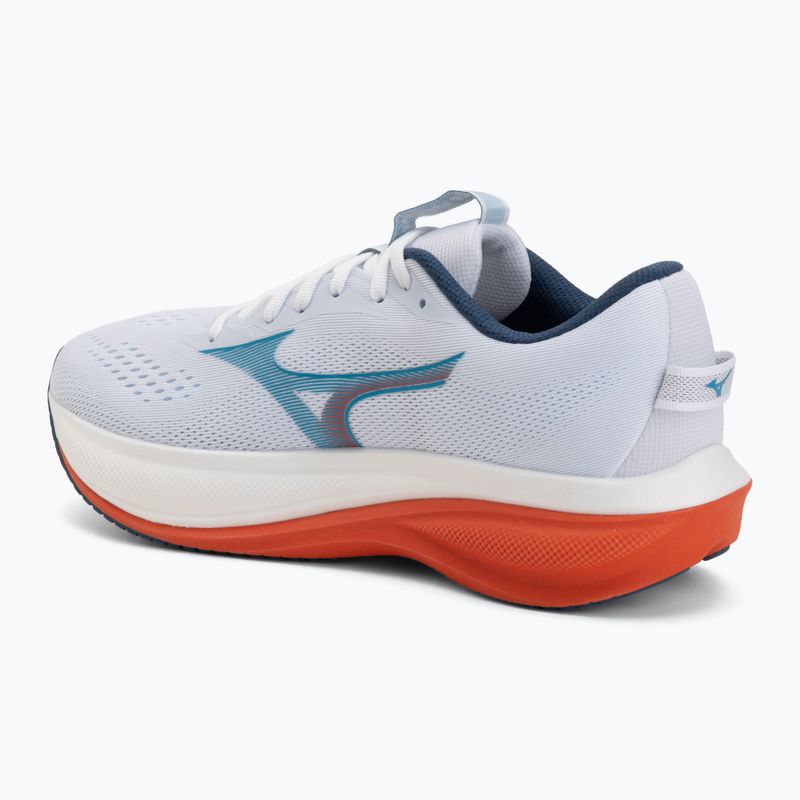 Férfi futócipők Mizuno Wave Rider 30 white/blue jewel/orange 3