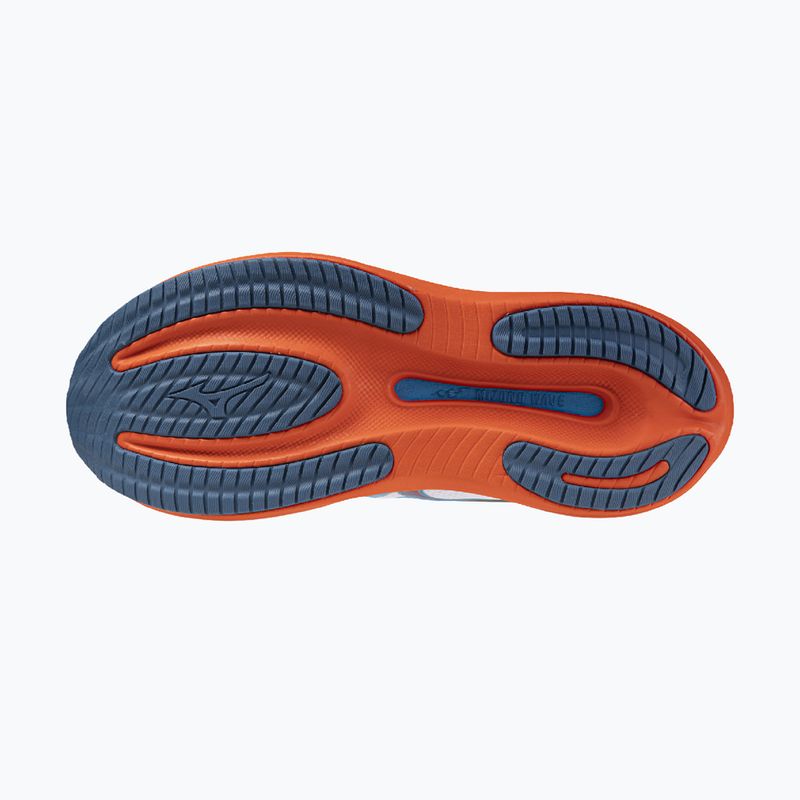 Férfi futócipők Mizuno Wave Rider 30 white/blue jewel/orange 4