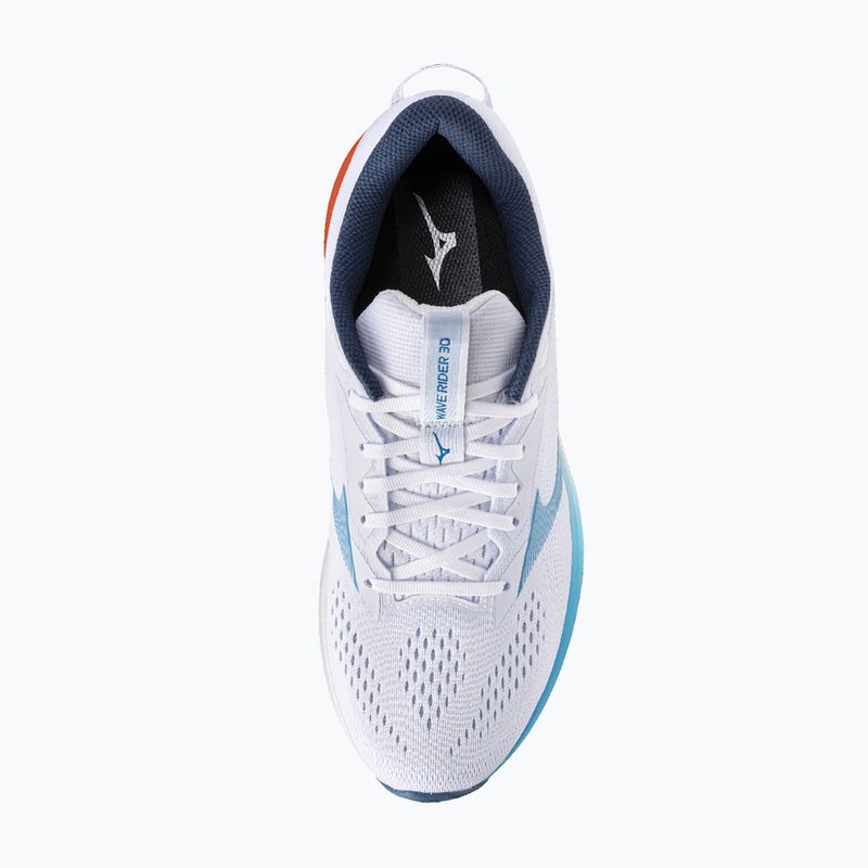 Férfi futócipők Mizuno Wave Rider 30 white/blue jewel/orange 5