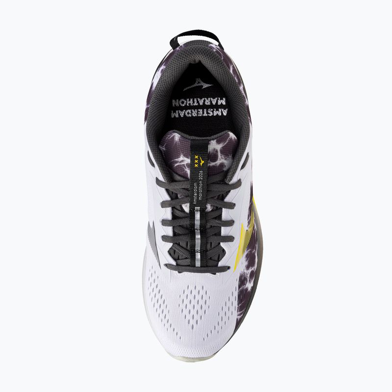 Férfi futócipők Mizuno Wave Rider 30 Amsterdam white/black 5
