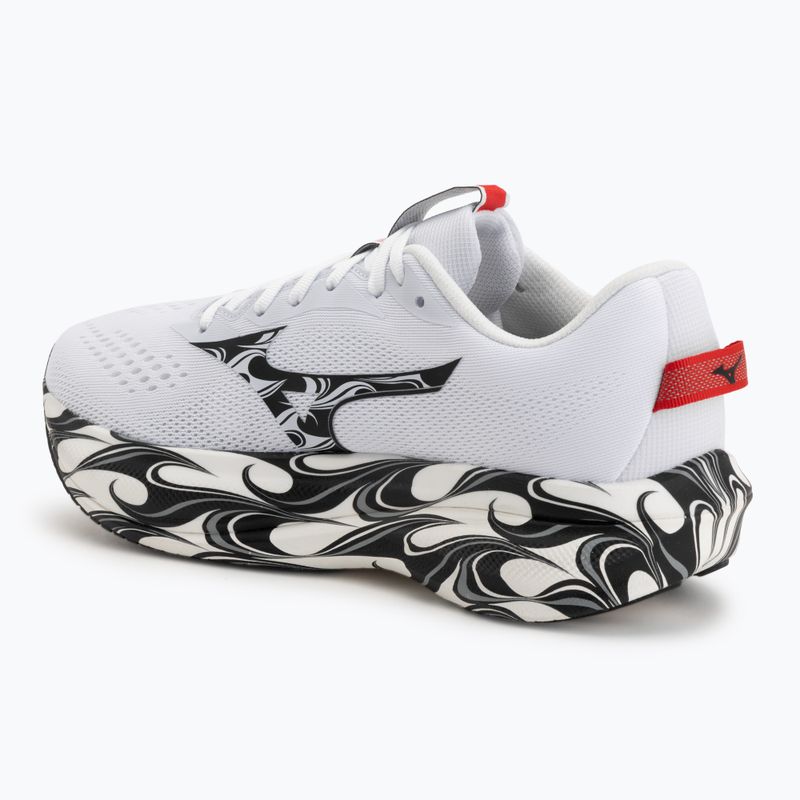 Férfi futócipők Mizuno Wave Rider 30 Disclosure white/black/high risk red 3