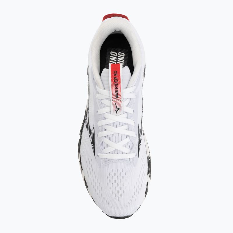 Férfi futócipők Mizuno Wave Rider 30 Disclosure white/black/high risk red 5