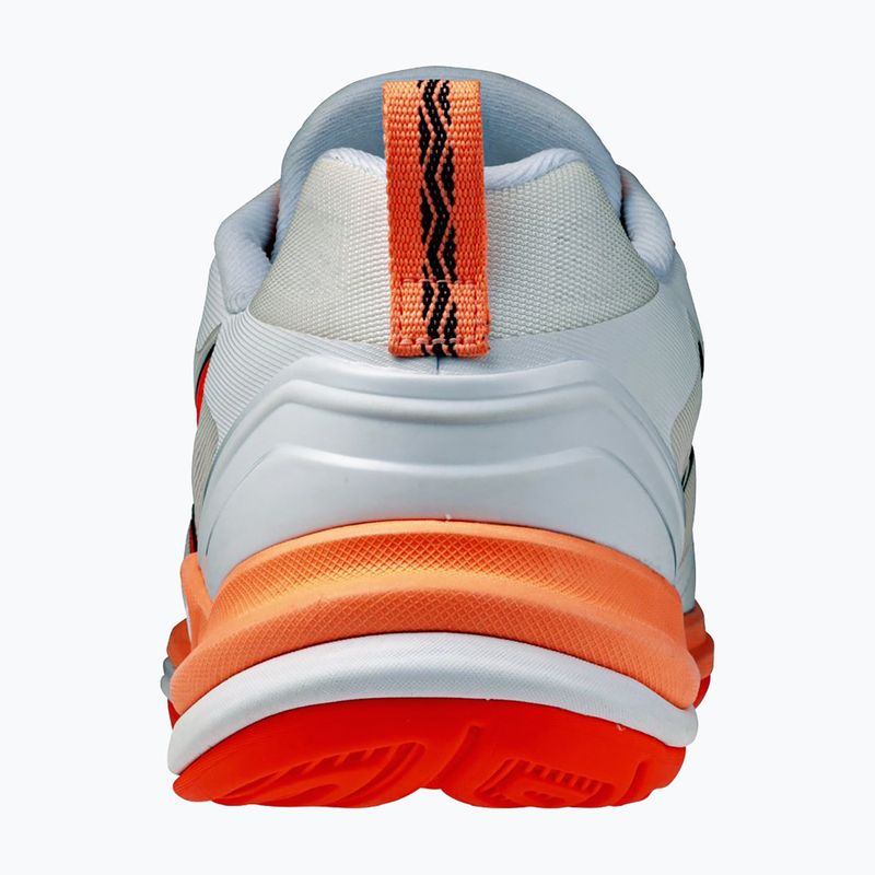 Kézilabda cipő Mizuno Wave Stealth Elite white/lava orange 3