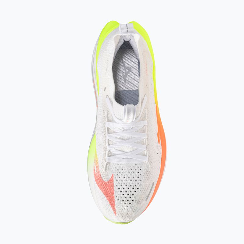 Női futócipők Mizuno Neo Vista 3 white/flamingo coral/lime pulp 7