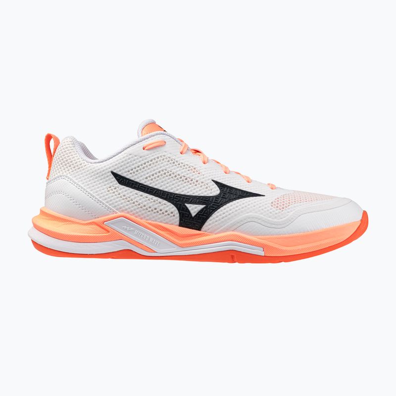 Kézilabda cipő Mizuno Wave Stealth Pro white/black/flamingo coral