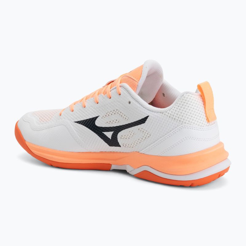 Kézilabda cipő Mizuno Wave Stealth Pro white/black/flamingo coral 3