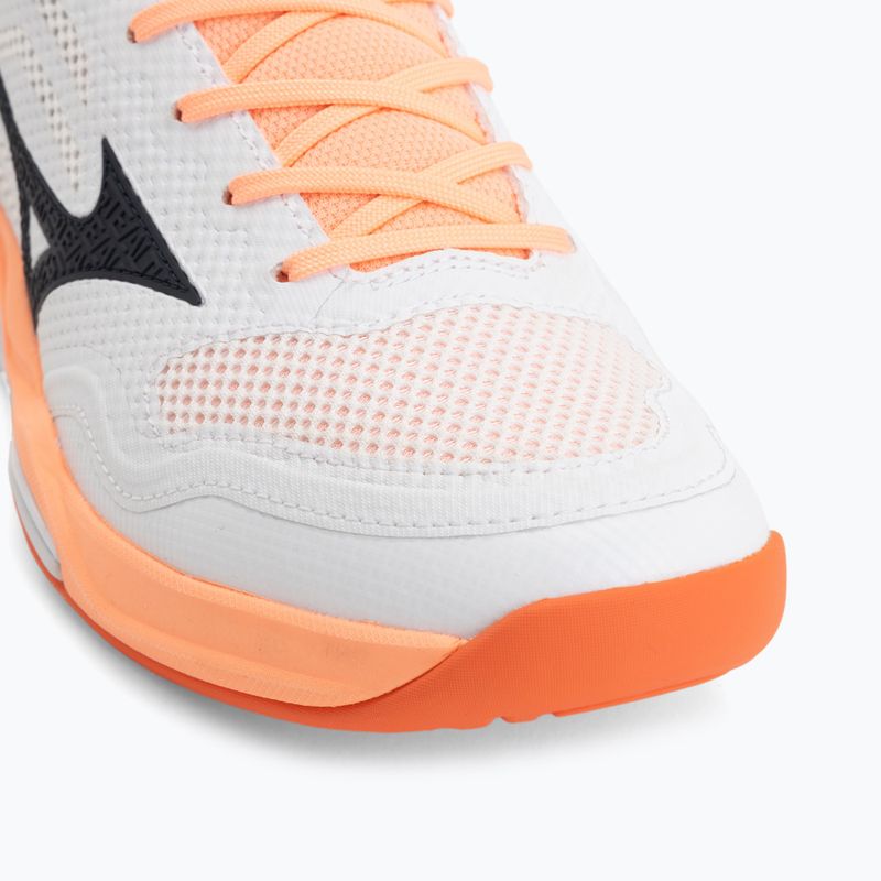Kézilabda cipő Mizuno Wave Stealth Pro white/black/flamingo coral 7