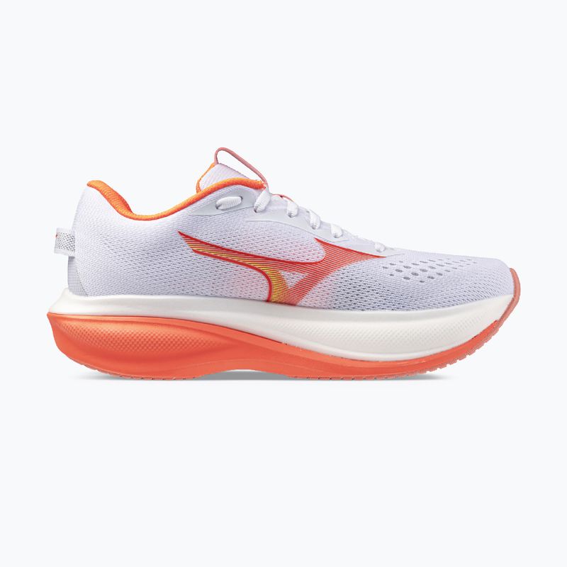 Női futócipők Mizuno Wave Rider 30 white/flamingo coral/lime pulp 2