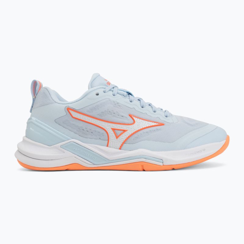 Női kézilabda cipő Mizuno Wave Stealth Elite blue finch/white 2