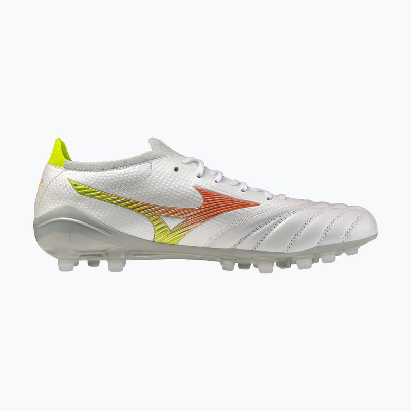 Futballcipő Mizuno Morelia Neo V β Japan AG white/lava orange/evening primrose 2