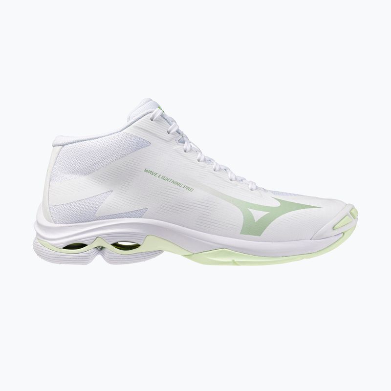 Női röplabda cipő Mizuno Wave Lightning Pro Mid white/aqua gray/ambrosia