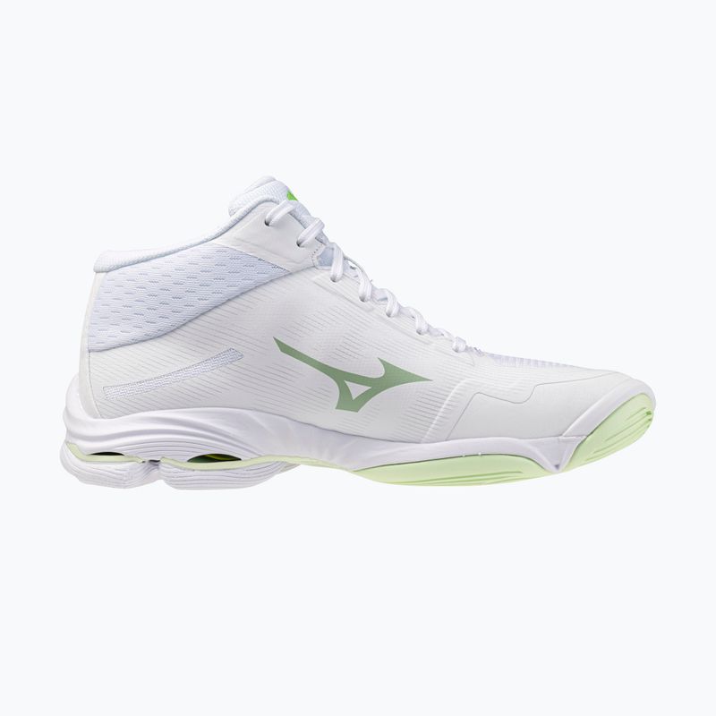 Női röplabda cipő Mizuno Wave Lightning Pro Mid white/aqua gray/ambrosia 2