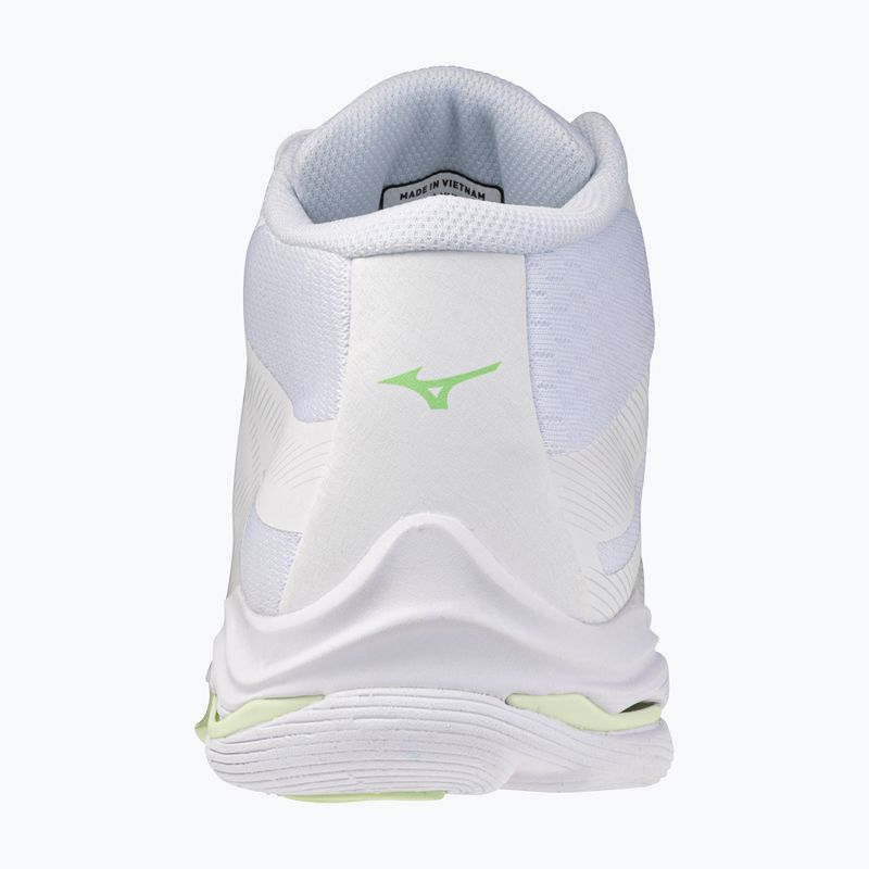 Női röplabda cipő Mizuno Wave Lightning Pro Mid white/aqua gray/ambrosia 3