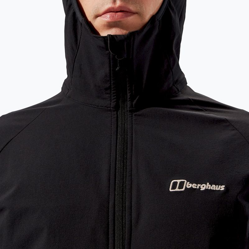 Férfi softshell dzseki Berghaus Skelbo fekete 4