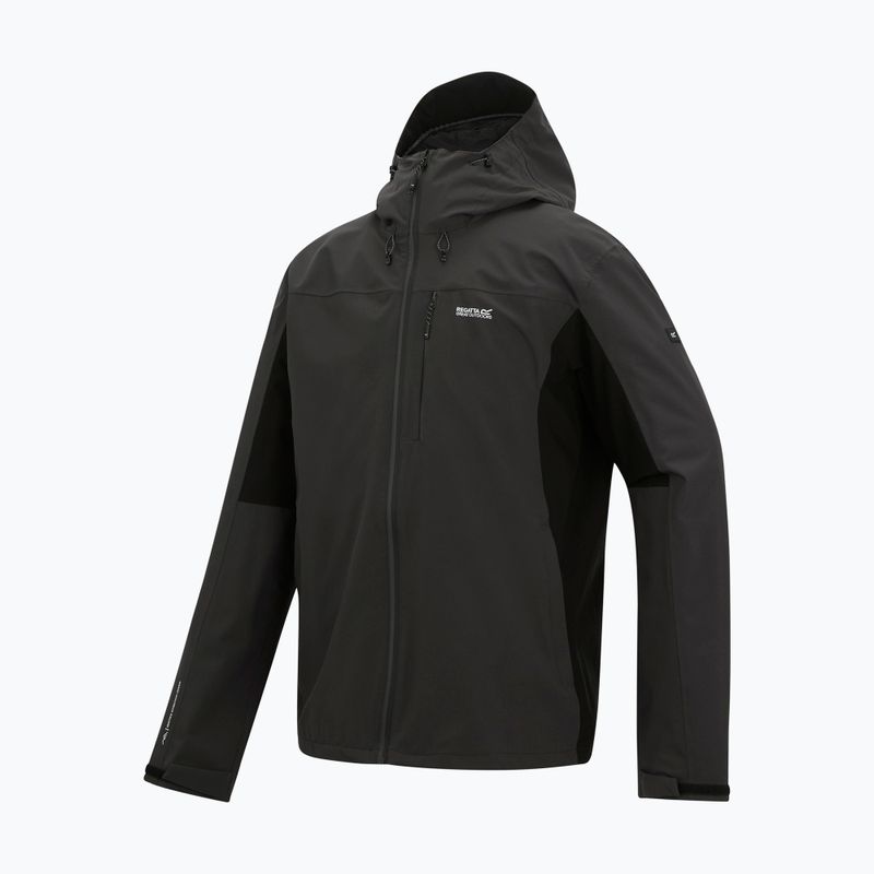 Férfi softshell dzseki REGATTA Birchdale II ash/black 12